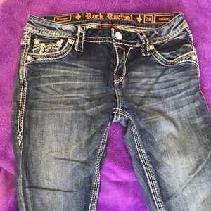 Rock revival raven size 28 regular 32 skinny